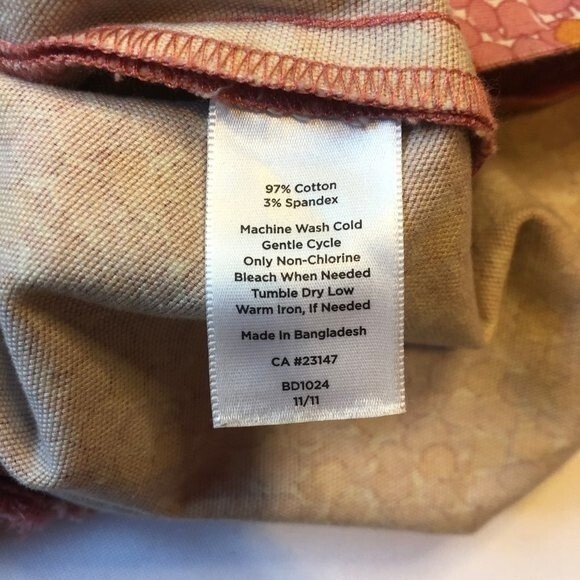 Women's Talbots Petites 2 Petite Pink Coral Floral Pencil Skirt Unlined Slim - Picture 8 of 10